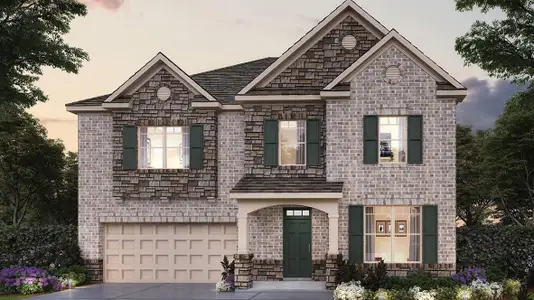New construction Single-Family house 2999 Champions Wy, Loganville, GA 30052 plan Holbrook - image