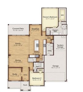 New construction Single-Family house 808 Stone Eagle Dr, Azle, TX 76020 plan Cherry - image 5