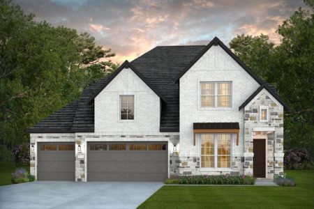 New construction Single-Family house 109 Morningdale Dr, Liberty Hill, TX 78642 plan Garwood - image