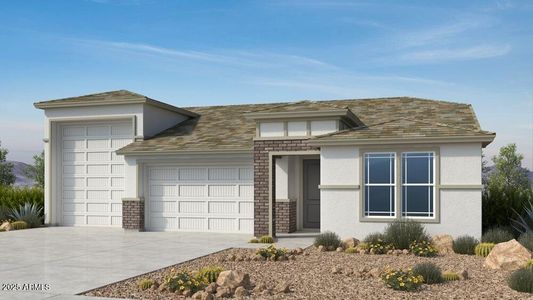 New construction Single-Family house 37696 N Plumbago Rd, San Tan Valley, AZ 85140 plan Crossing - image
