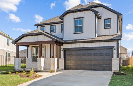 New construction Single-Family house 221 Singing Dove Wy, Liberty Hill, TX 78642 plan Saddlebrook - image