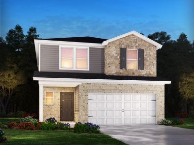 New construction Single-Family house 3143 Bell Nook Way, Lawrenceville, GA 30044 Paisley- photo 0