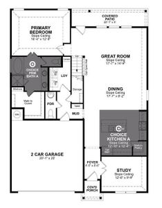 Beazer Homes Wildcat Ranch Berkshire Floorplan.