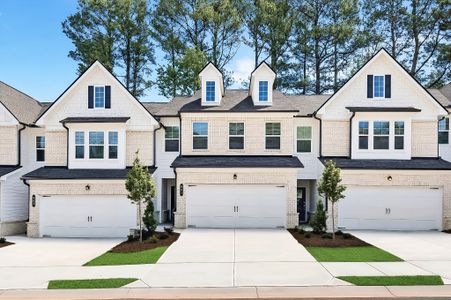 New construction Townhouse house 891 Rainwater Trce, Lawrenceville, GA 30044 plan Smyrna - image