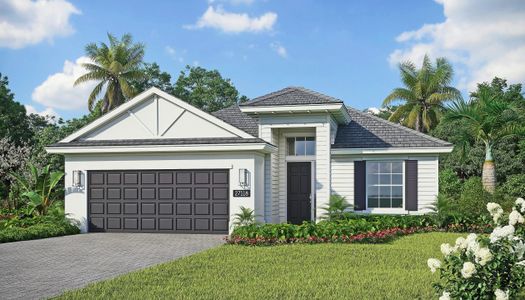 New construction Single-Family house 12729 Sw Sunrise Lake Ter, Port St. Lucie, FL 34987 plan Lucida Duet - image