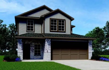 New construction Single-Family house 3031 Ferris Dr, Fulshear, TX 77441 plan Hanna - X30H - image