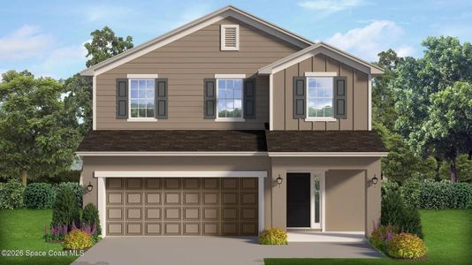 New construction Single-Family house 1056 Kylar Dr Nw, Palm Bay, FL 32907 plan 2335 - image