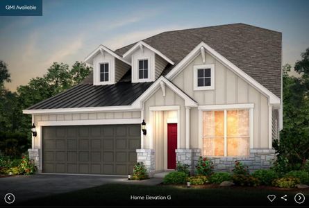 New construction Single-Family house 213 Singing Dove Wy, Liberty Hill, TX 78642 plan Woodland - image