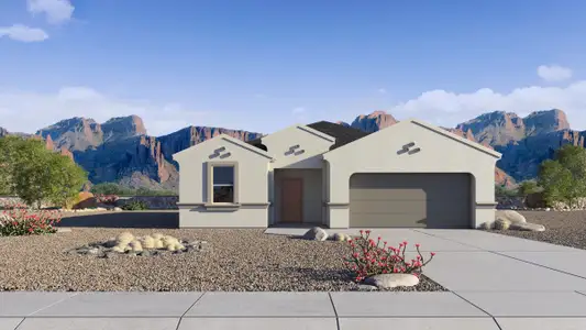 New construction Single-Family house 5815 E Smeaton Pl, San Tan Valley, AZ 85140 plan Denton - image