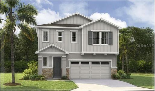 New construction Single-Family house 211 Bull Frog Ln, Umatilla, FL 32784 Laurel- photo 0