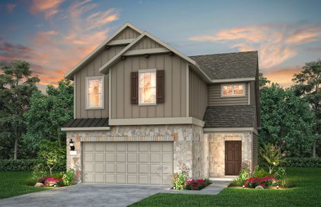 New construction Single-Family house 513 Exploration Cir, Liberty Hill, TX 78642 plan Gordon - image