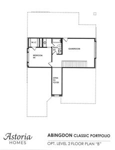 Floor plan of Abingdon plan 2nd floor