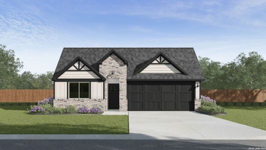 New construction Single-Family house 5503 Eula Ln, New Braunfels, TX 78130 plan The Gaven - image