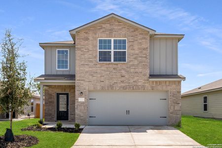 New construction Single-Family house 15030 Telfaire Mdw, Von Ormy, TX 78073 null- photo 0