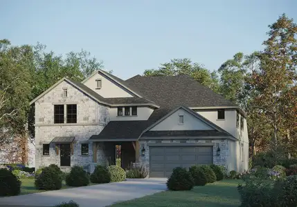 New construction Single-Family house 120 Morningdale Dr, Liberty Hill, TX 78642 plan Kennedy II 5242 - image