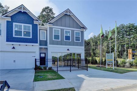 New construction Townhouse house 2492 Honey Way, Conyers, GA 30013 Redland- photo 0