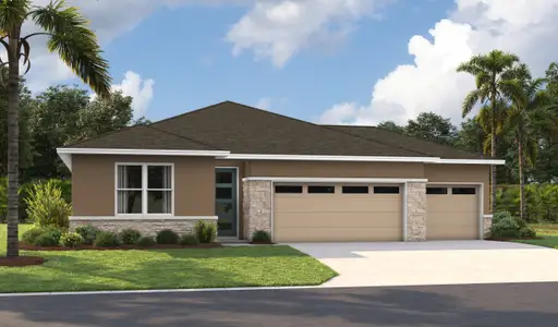New construction Single-Family house 9156 Players Dr, Weeki Wachee, FL 34613 plan Agate - image