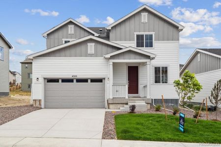 New construction Single-Family house 4325 Gozzer Ranch Dr, Elizabeth, CO 80107 Ontario- photo 0