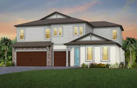 New construction Single-Family house 6840 Gilly Shadow St, Wesley Chapel, FL 33545 plan Merlot - image