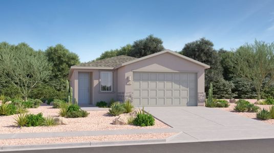 New construction Single-Family house 12194 N Dandridge Ave, Marana, AZ 85653 plan Belmont - image