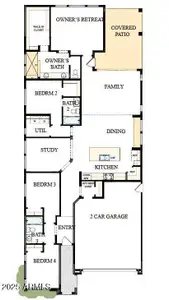 New construction Single-Family house 26031 S 228Th Pl, Queen Creek, AZ 85142 plan The Holbert - image