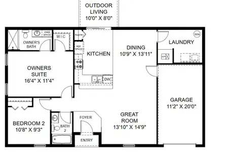New construction Single-Family house 537 Sw Bayshore Blvd, Port St. Lucie, FL 34983 plan Bamboo - image 3
