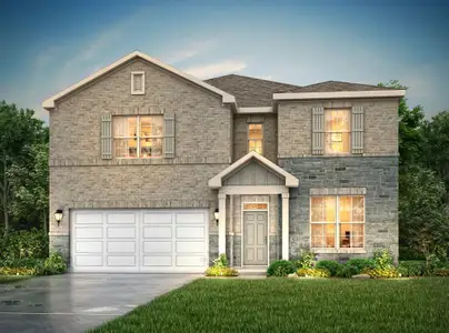 New construction Single-Family house 759 Woodhaven Lakes Dr, La Marque, TX 77568 plan Medina - 60'S - image