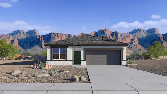 New construction Single-Family house 1582 W Shannons Wy, Coolidge, AZ 85128 plan Harris - image