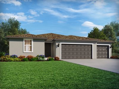 New construction Single-Family house 13755 Umber Forest St, Hudson, FL 34669 plan Essex - image