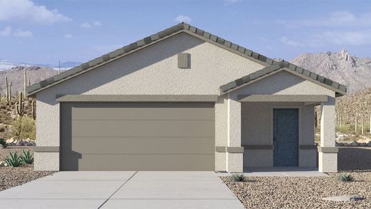 New construction Single-Family house 12280 N Sandhurst Dr, Marana, AZ 85653 plan Brooke - image