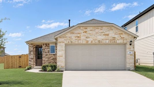 New construction Single-Family house 166 Jake Pine Dr, Buda, TX 78610 plan Eagle - image
