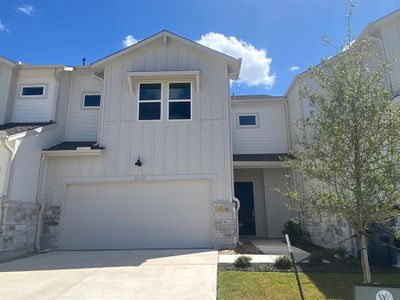 New construction Townhouse house 8618 Meridy Loop, Round Rock, TX 78665 The Medina- photo 0