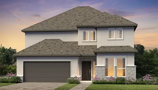 New construction Single-Family house 21818 Erskine Peaks Pl, Cypress, TX 77433 plan Saffron - image