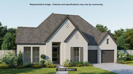 New construction Single-Family house 1444 Amanda Paige Dr, Georgetown, TX 78628 plan 3080W - image