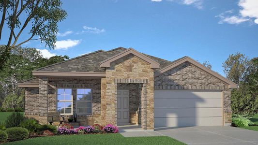 New construction Single-Family house 200 Creekfall Rd, Burnet, TX 78611 Richmond- photo 0