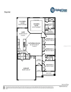 New construction Single-Family house 35618 Coventry Fields Lp, Zephyrhills, FL 33541 plan Raychel - image 2