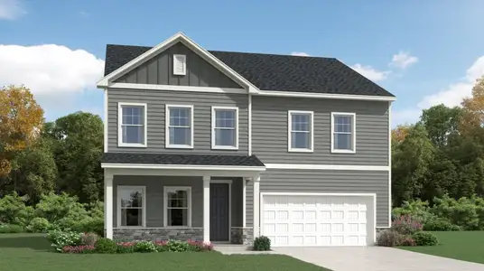 New construction Single-Family house 3016 Sandy Bluff Rd, Raleigh, NC 27616 plan Tryon III - image