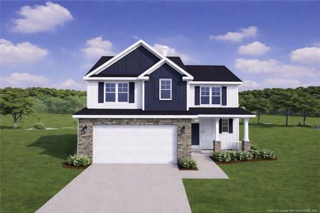 New construction Single-Family house 846 Southerland Peak Dr, Raeford, NC 28376 - image