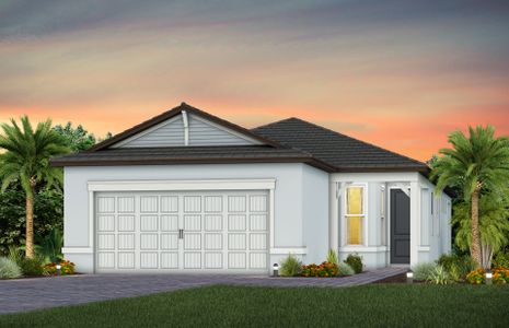 New construction Single-Family house 11435 Emberstone Cir, Parrish, FL 34219 plan Flagstone - image