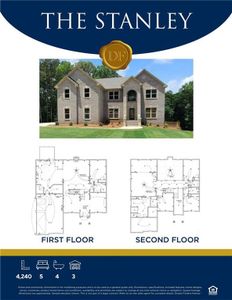 New construction Single-Family house 188 Lotus Ln, Covington, GA 30016 plan Stanley - image