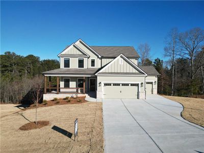 New construction Single-Family house 1129 Red Oak Blvd, Loganville, GA 30052 The Hunter- photo 0