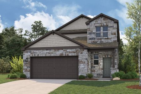 New construction Single-Family house 15443 Lonehollow Lk, San Antonio, TX 78253 plan Riley - 2511 - image
