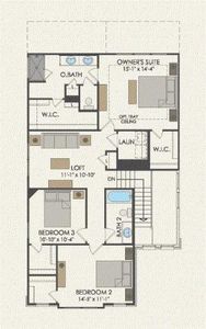 Pulte Homes, Sienna floor plan