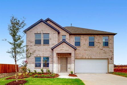 New construction Single-Family house 741 Merry Summit Road, Lavon, TX 75173 Columbus - 40' Smart Series- photo 0