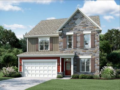 New construction Single-Family house 2393 Picual Wy, Unit Lot 22, New Hill, NC 27562 Watauga B- photo 0