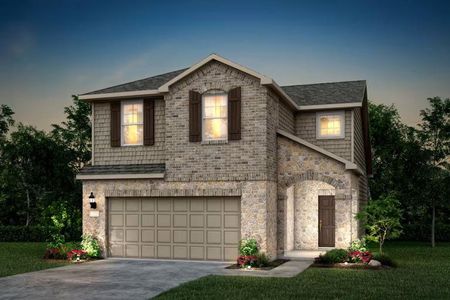 New construction Single-Family house 621 Runnel Dr, Leander, TX 78641 Gordon- photo 0