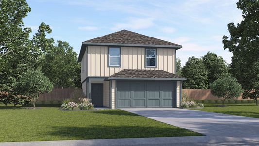 New construction Single-Family house 336 Bollinger Blvd, Maxwell, TX 78656 plan The Clyde - image