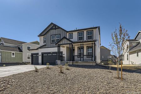 New construction Single-Family house 39739 Yorktown Terrace, Elizabeth, CO 80018 Stonehaven- photo 0