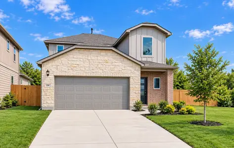 New construction Single-Family house 960 Cherrystone Lp, Buda, TX 78610 plan Hawk - image
