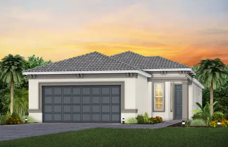 New construction Single-Family house 17536 Winding Oak Ln, North Fort Myers, FL 33917 plan Flagstone - image